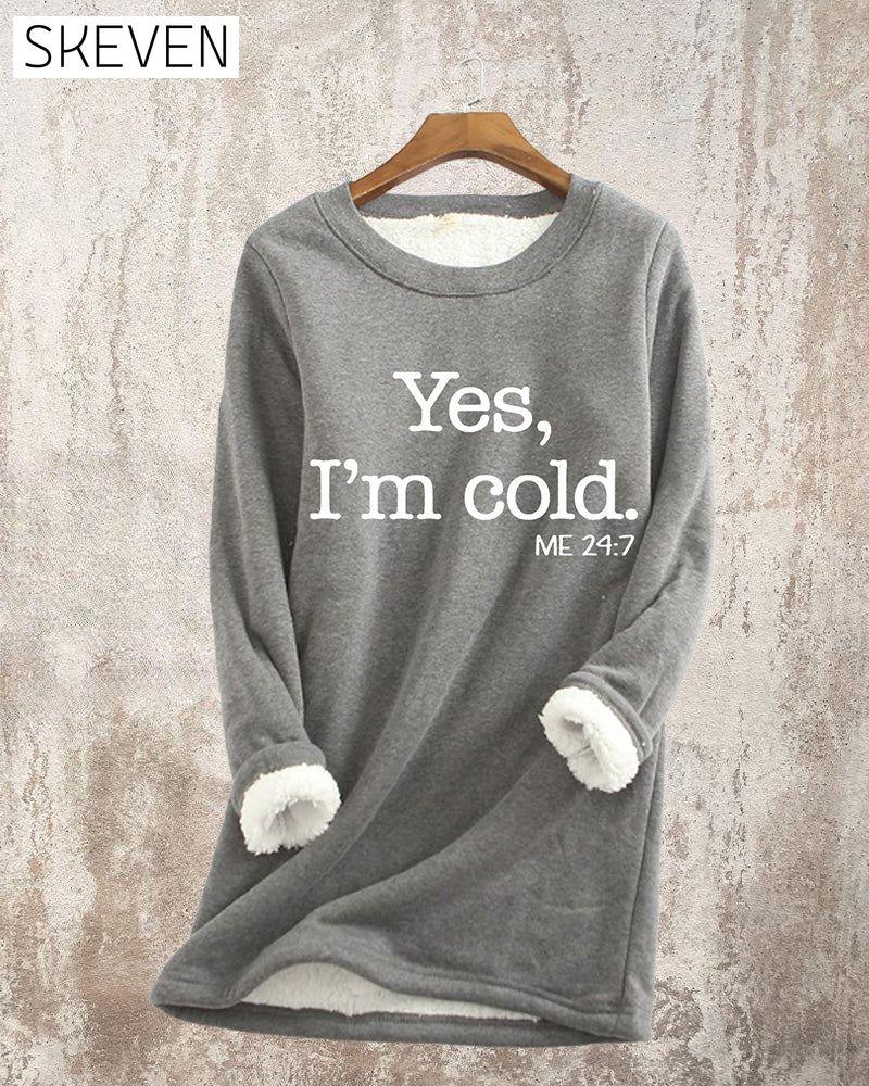 English Printed Pullover Sweatshirt