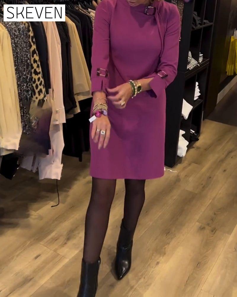 Elegant Round Neck Dress