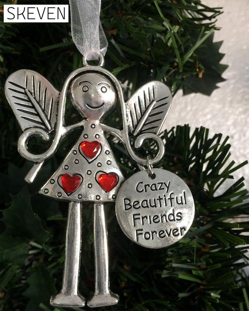 Verrückt schöne Freunde für immer - Engel-Weihnachtsgeschenk