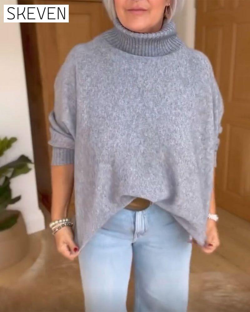 Pullover-Choker, Basic-Modell, Freizeitstil