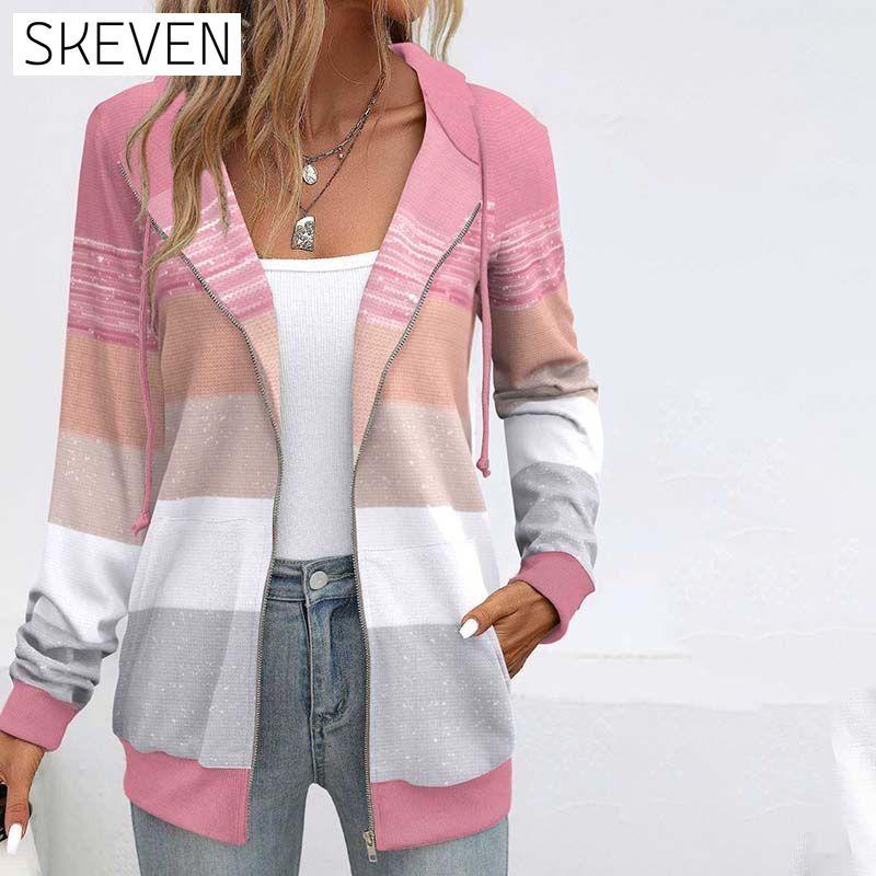 Color Block Hooded Jacket Multicolor best Best Sellings cardigan cardigans clothes Plus Size Sale tops Topseller