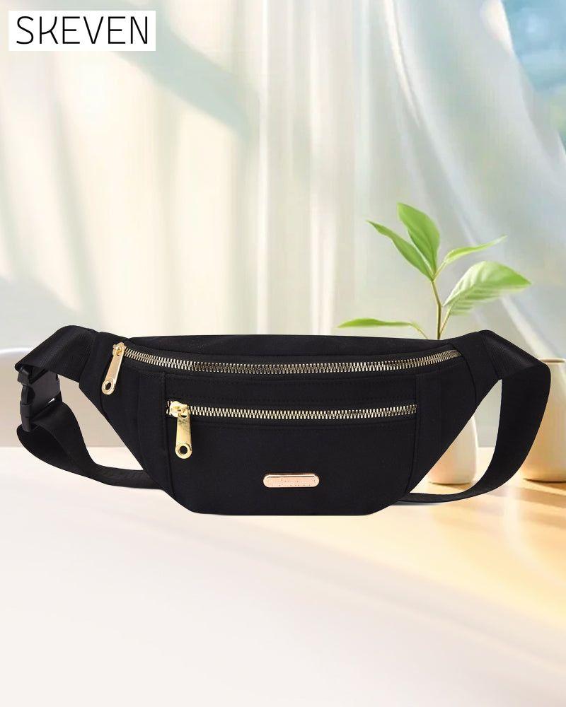 Einfache, einfarbige Schultertasche