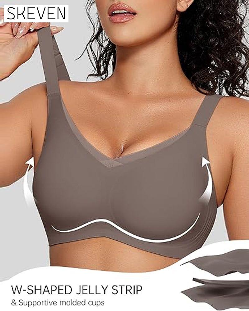 Womens Wireless Bras V Mesh Comfortable Bralette Supportive
