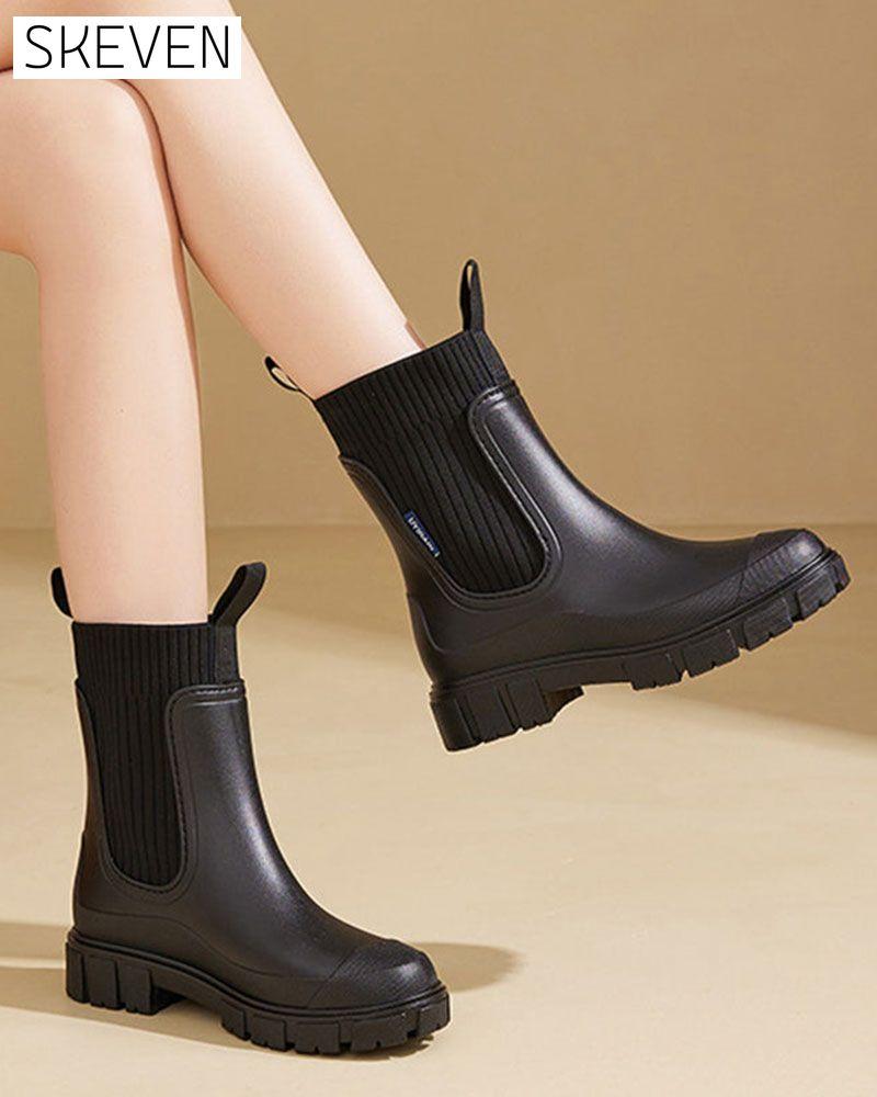 ☔️Waterproof Non-Slip Thick Sole Mid-Calf Boots