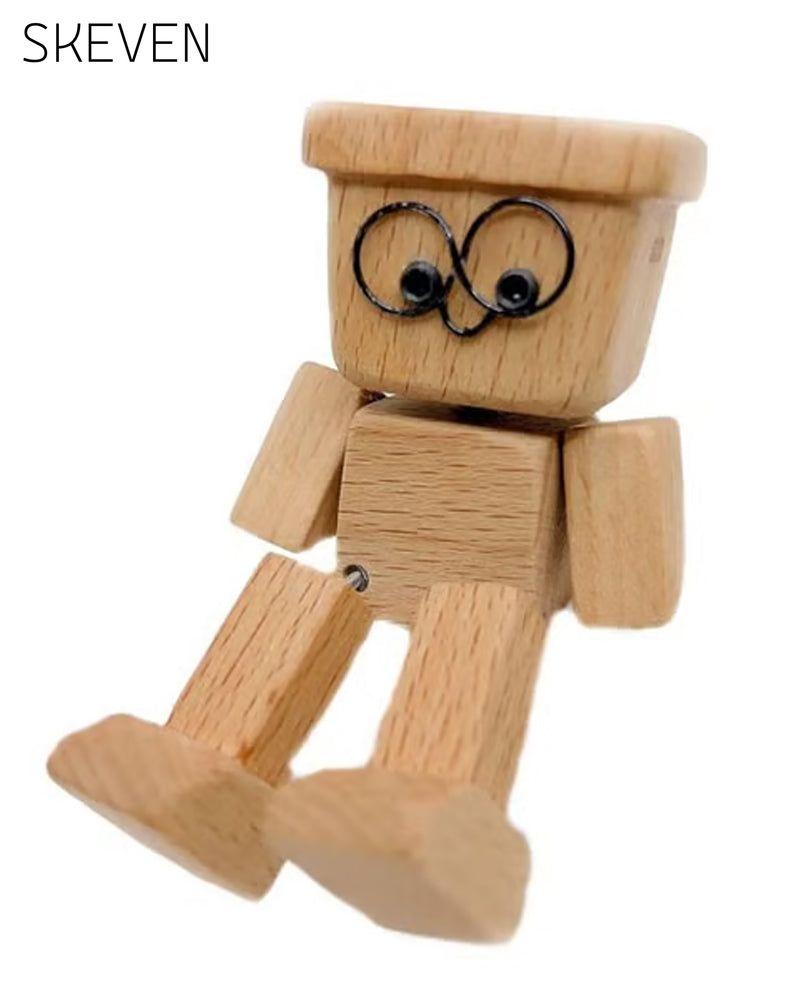 Charming Swaying legs Little Wooden Figure