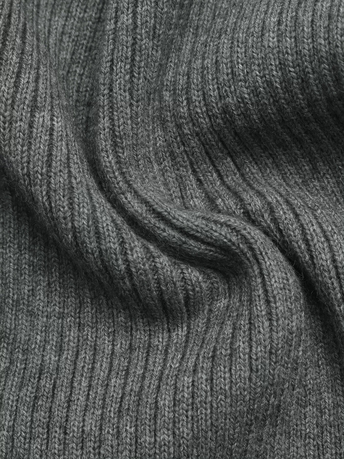 Turtleneck Button-Down Cardigan