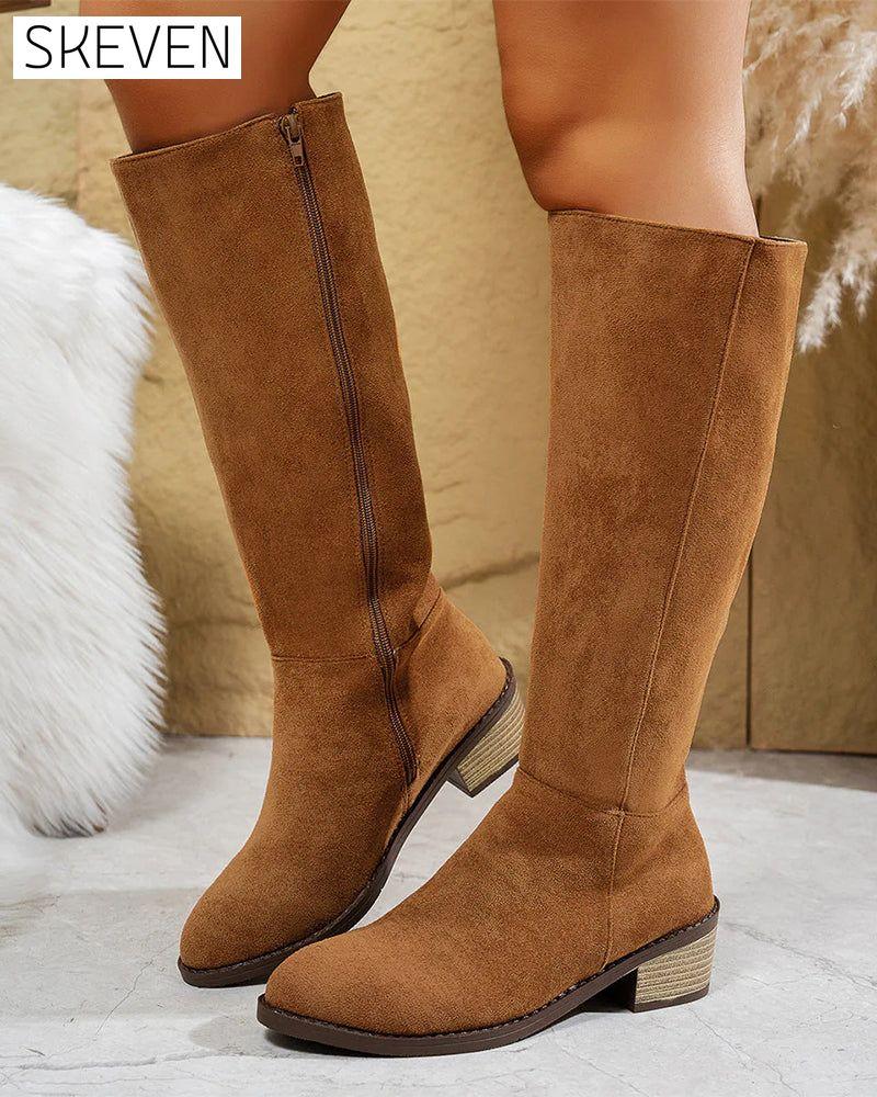 Modische hohe Stiefel für Damen