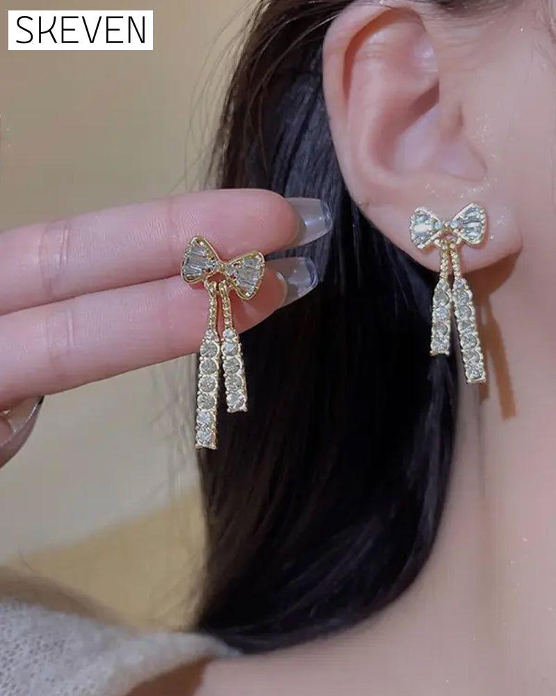 Sparkling Butterfly Earrings