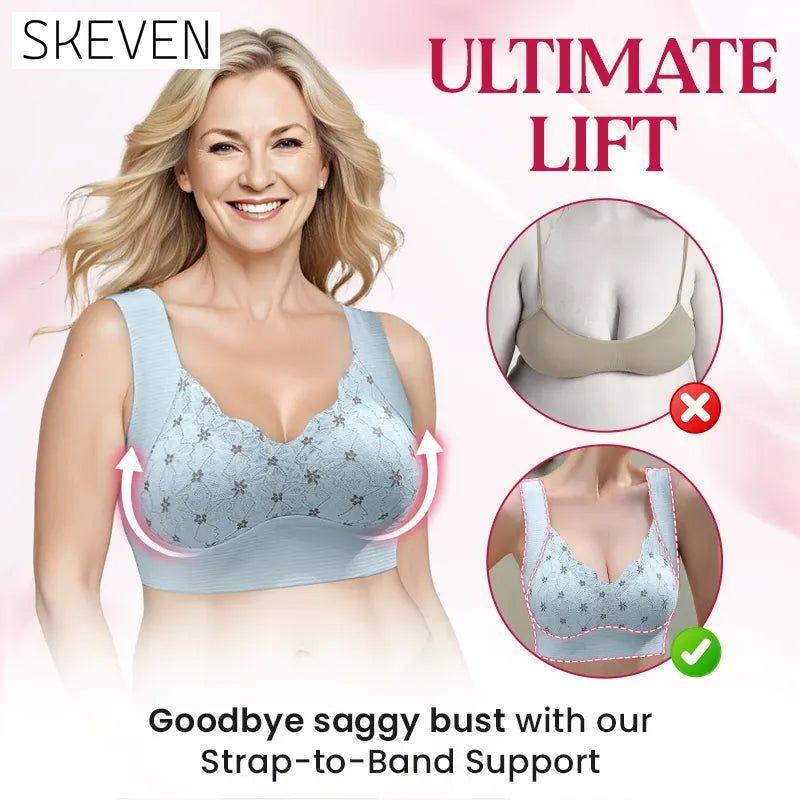 Nahtloser, bügelloser Push-up-BH