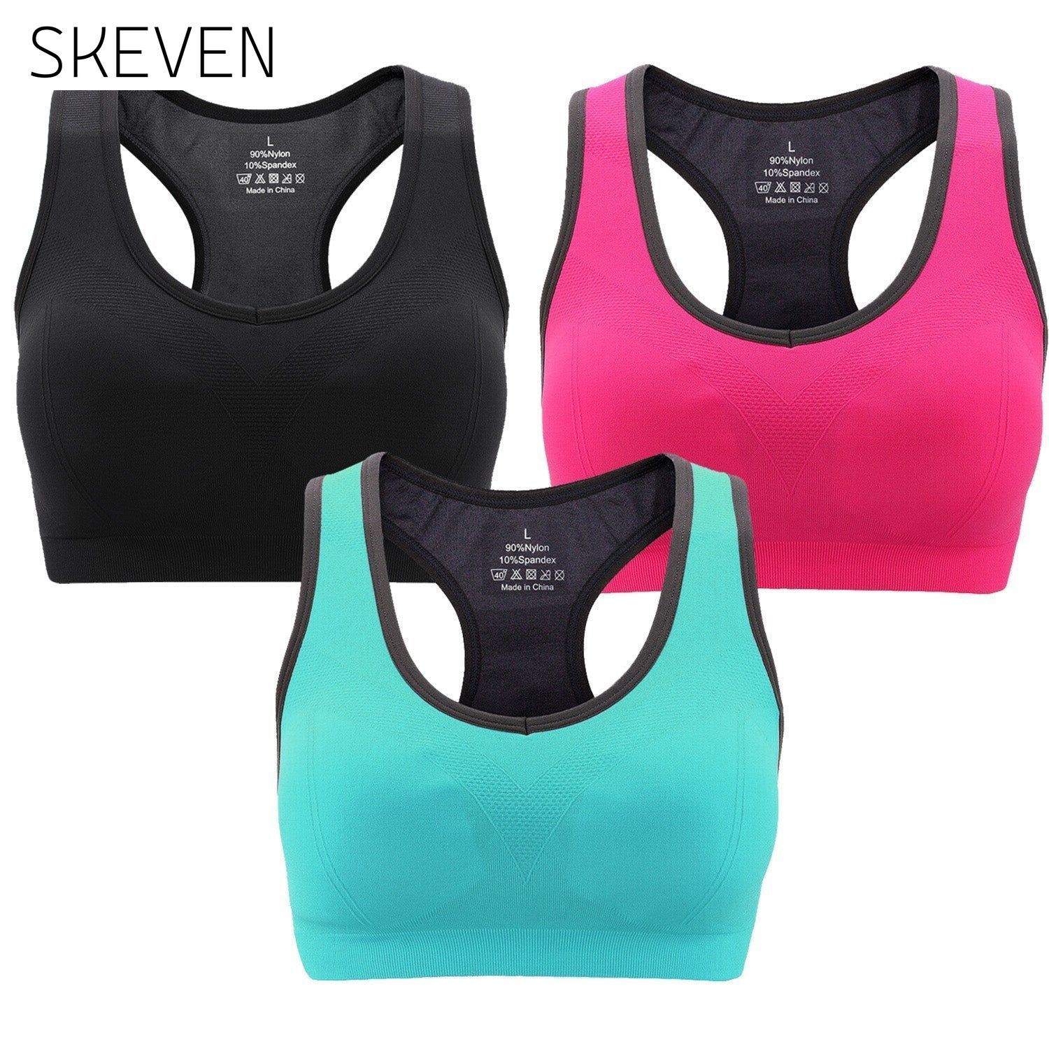 3-Pack: Women Padded Sports Bras C __stock:50 lingerie refund_fee:1200