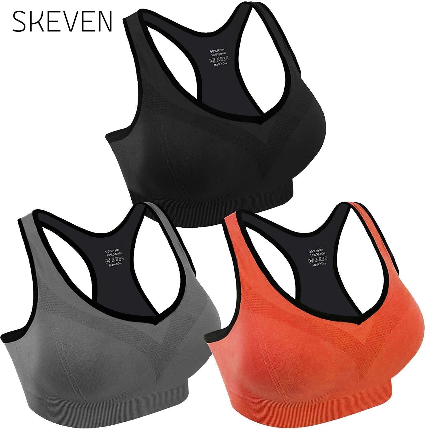 3-Pack: Women Padded Sports Bras __stock:50 lingerie refund_fee:1200