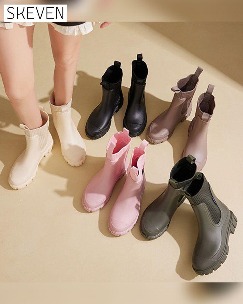 ☔️Waterproof Non-Slip Thick Sole Mid-Calf Boots