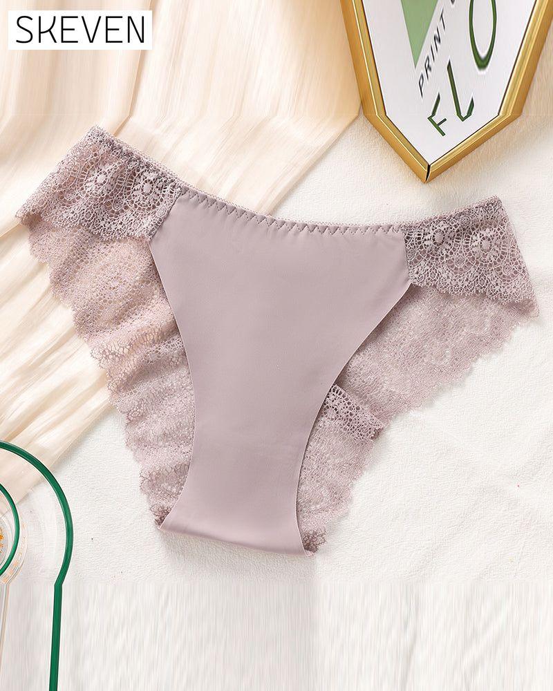 Lace Women's Contrast Lace Panty Set