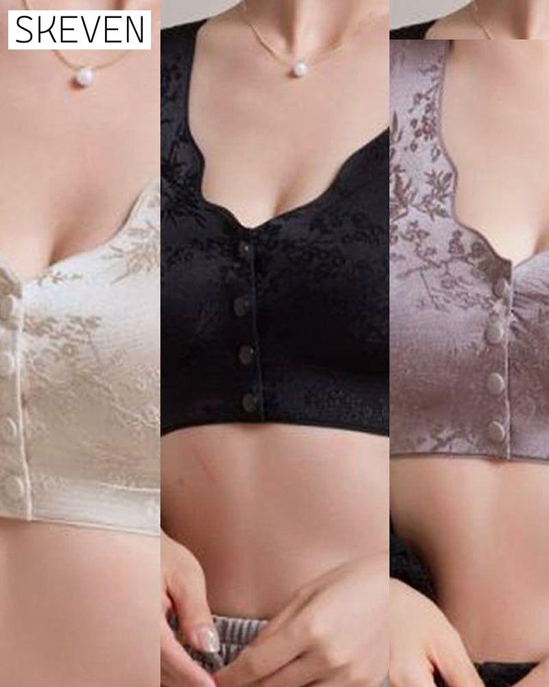 Comfort Front Closure & Wire-Free Seamless Bra