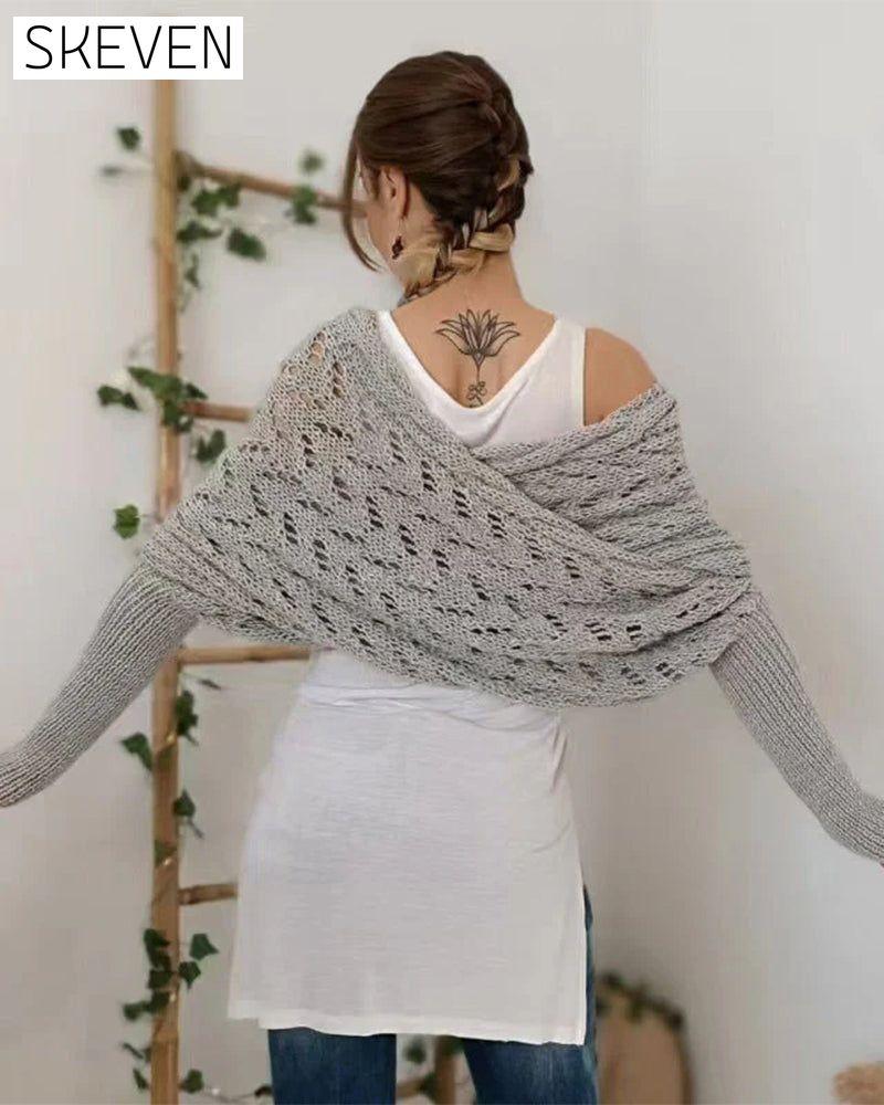 Women's Fashionable Knitted Scarf Shawl