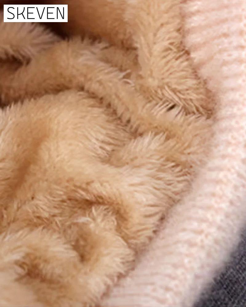 Winter Versatile Knitted Hooded Scarf for Women