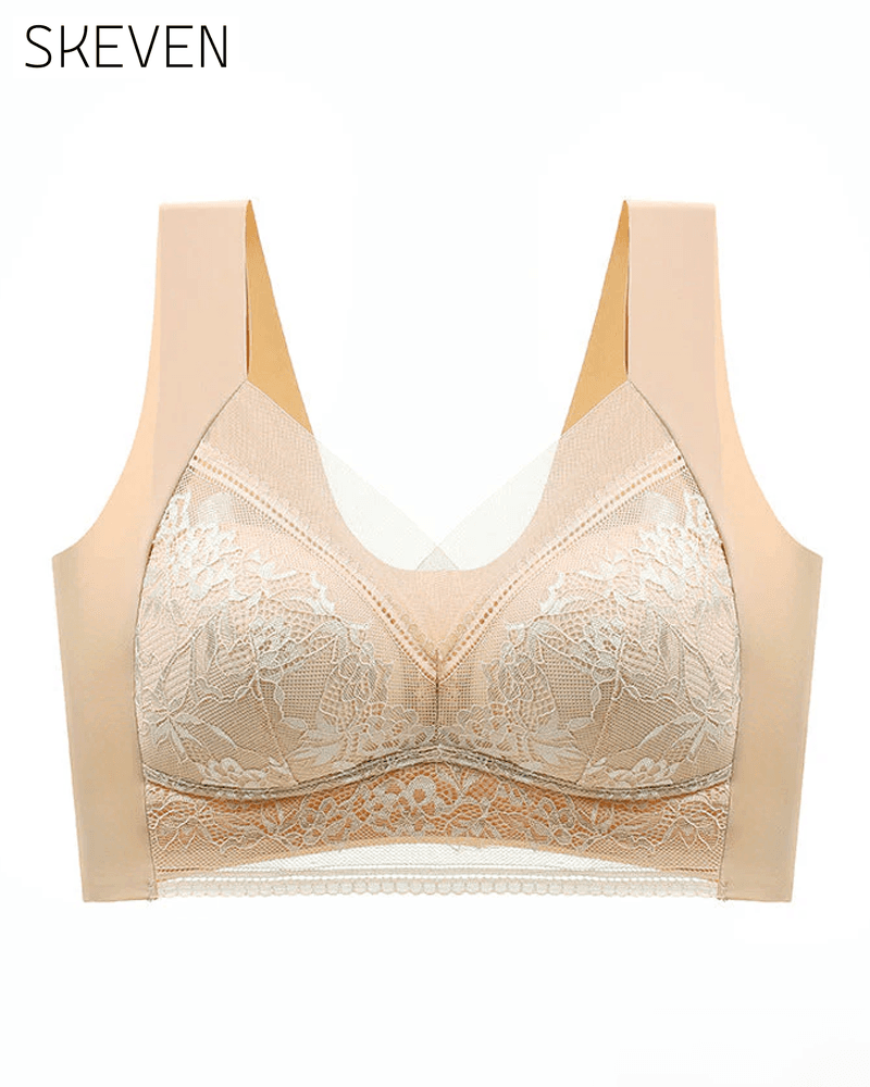 Soutien-gorge en dentelle pour femme, ultra confortable et doux, sans armatures.