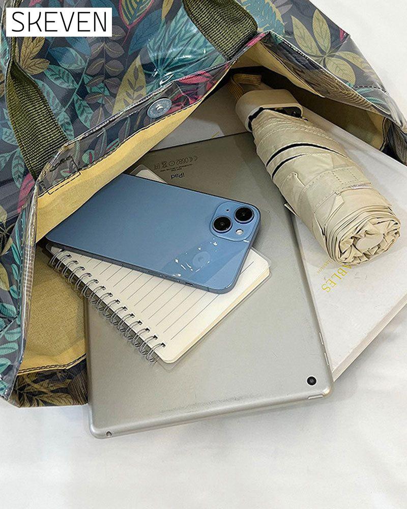 Sac fourre-tout pour femme à motif camouflage et feuilles