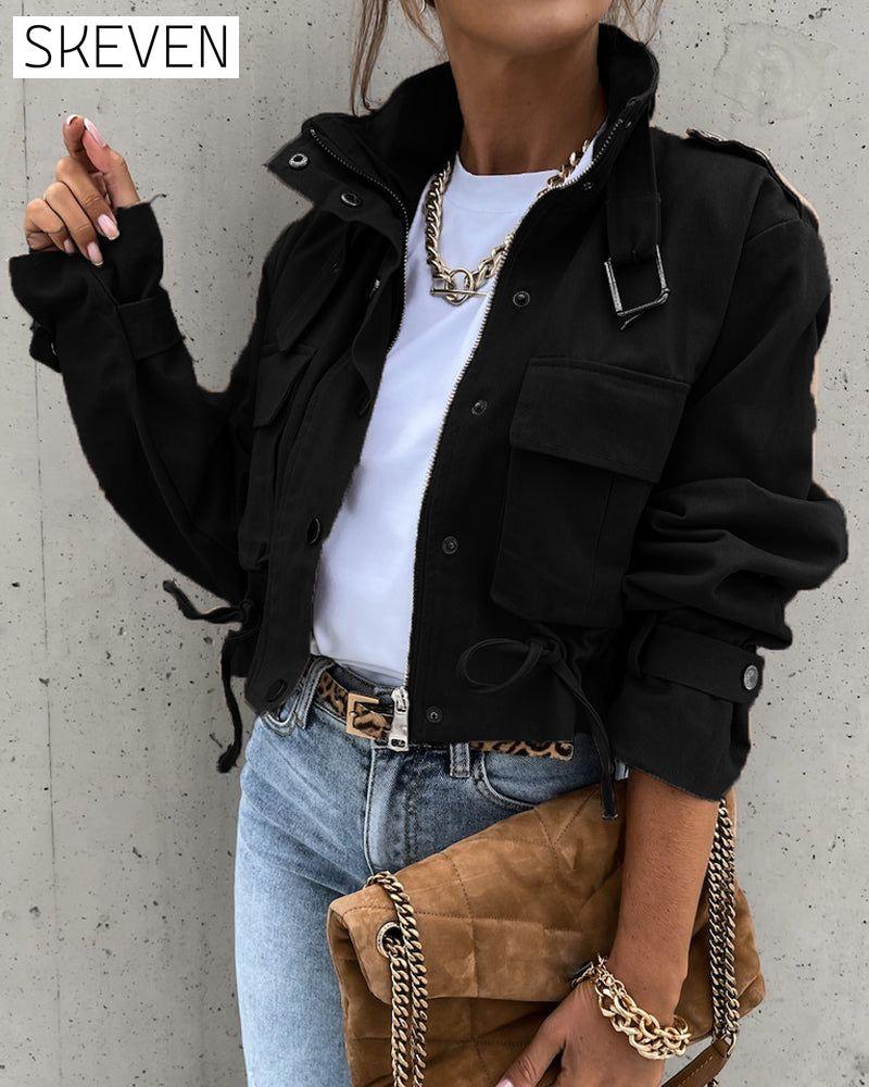 Casual jacket with pockets