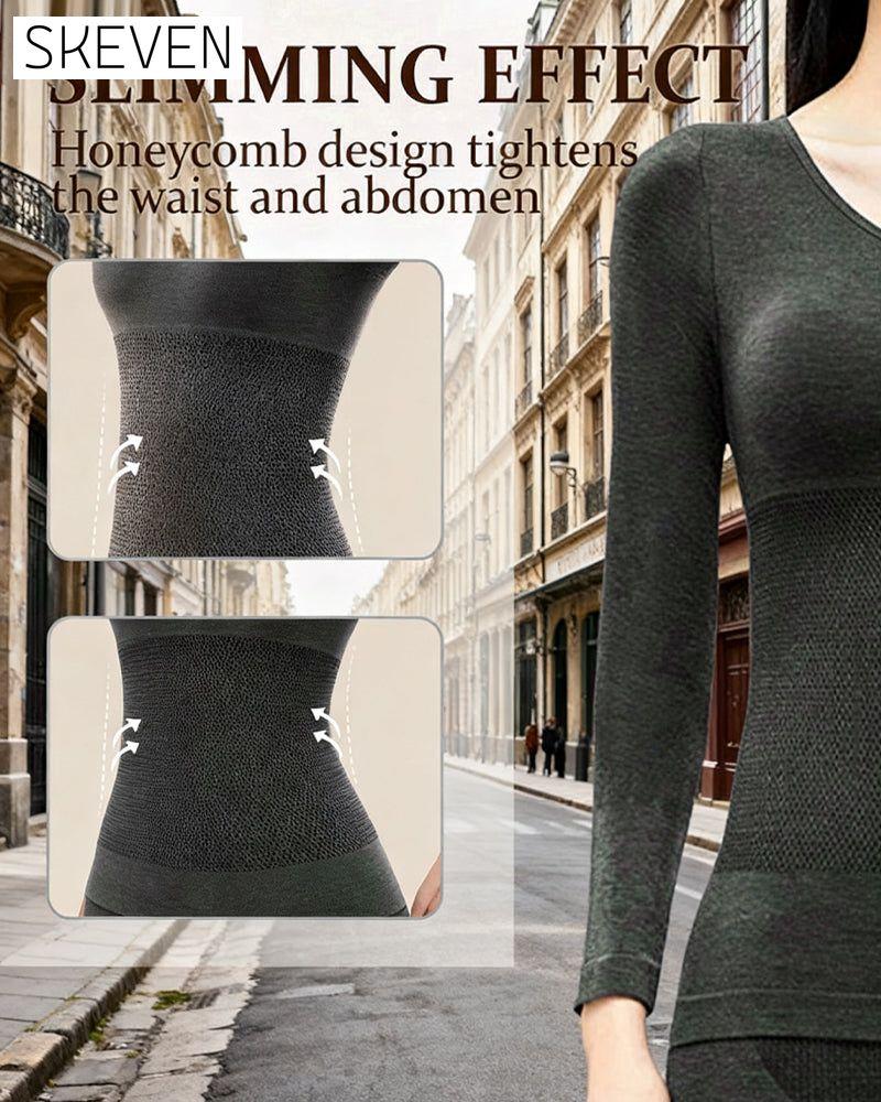 Ensemble de sous-vêtements thermiques pour femmes