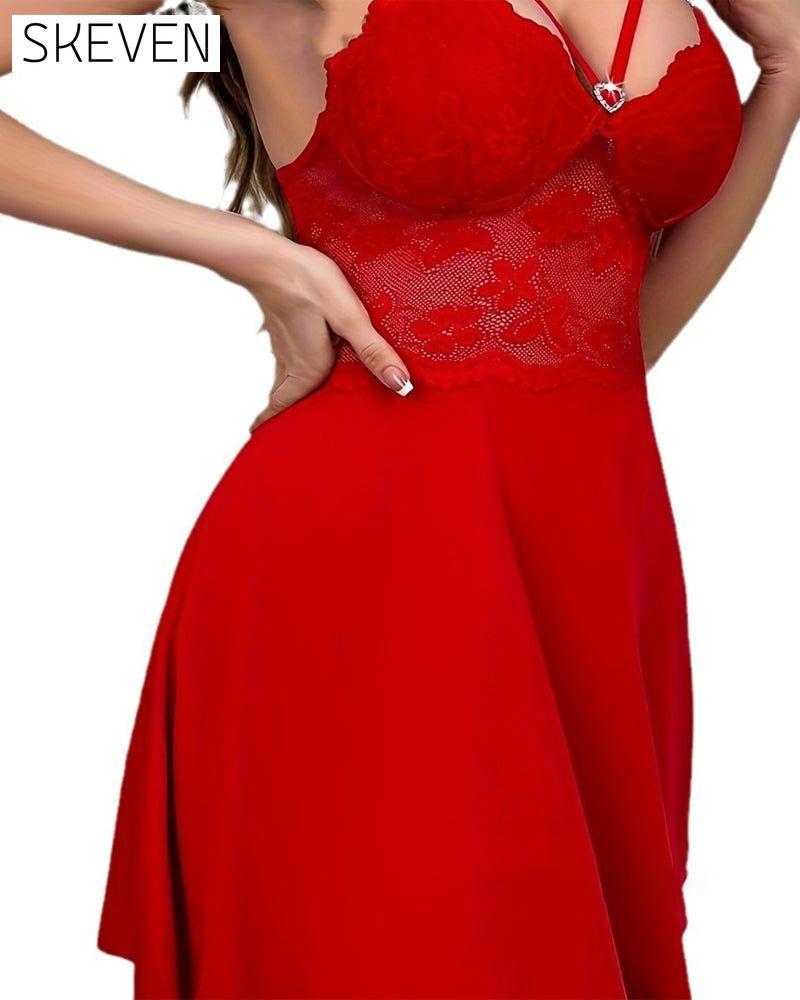 Lace Suspender Sexy Nightdress