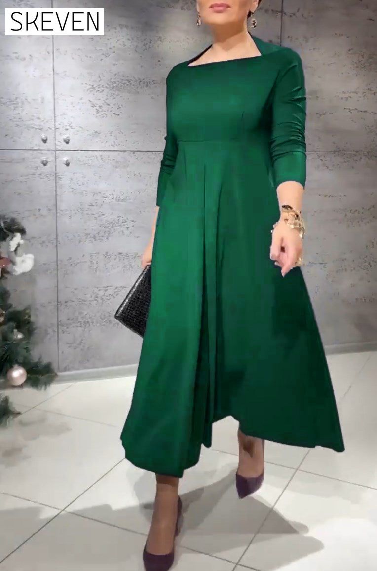 Elegantes Maxi-Freizeitkleid