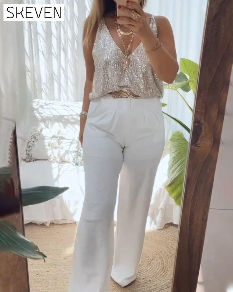 Casual front-back reversible camis