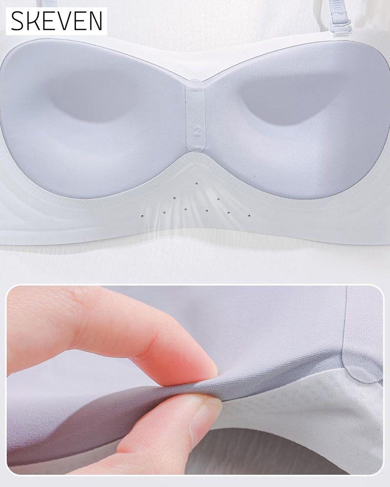Strapless Solid Color Comfort Bra