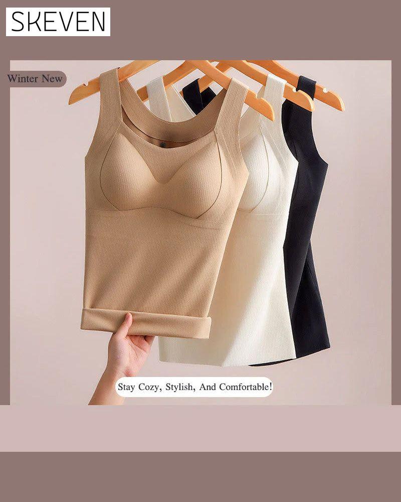 Thermo-Tanktops für Damen mit integriertem BH
