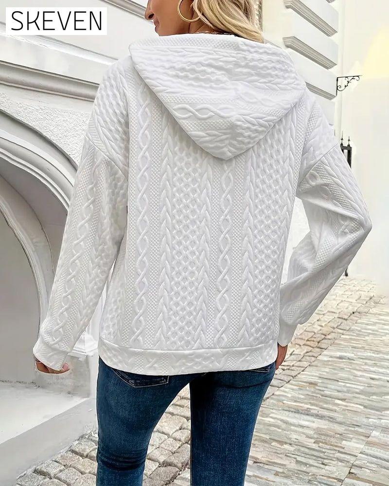 Hooded Drawstring Hoodie