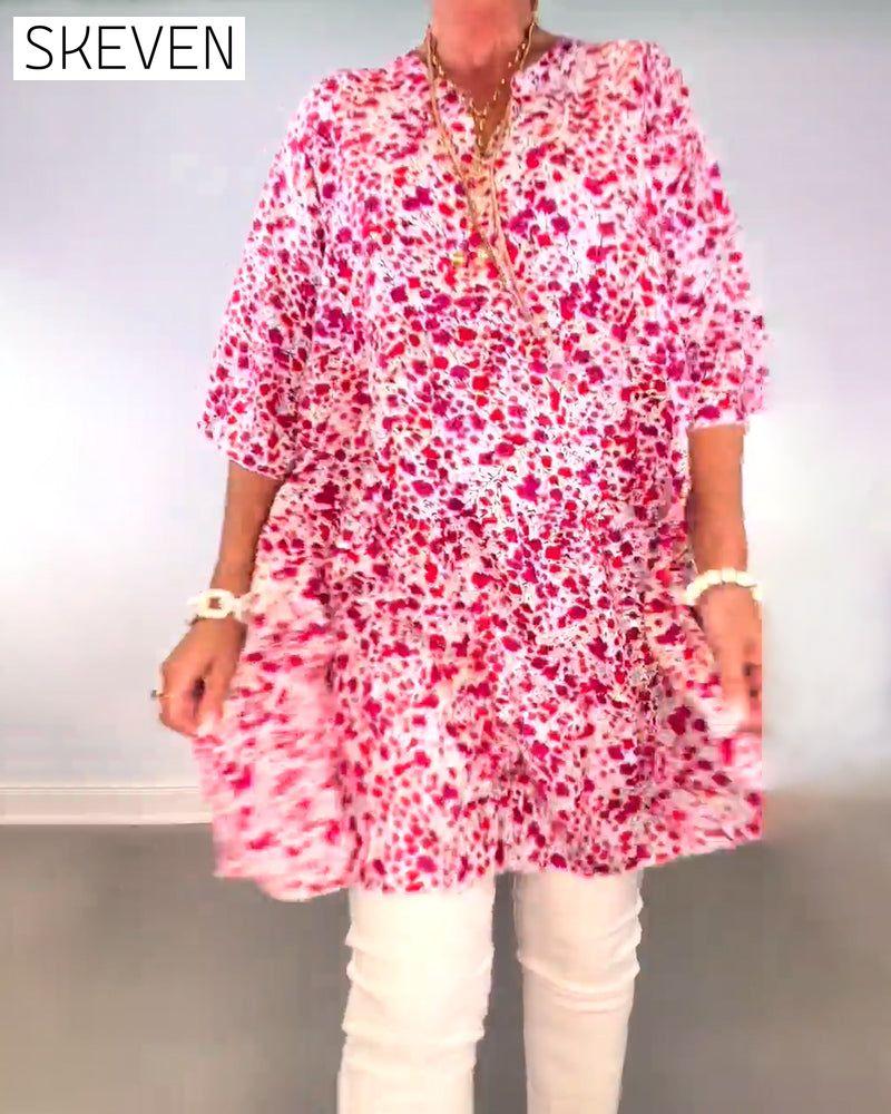 Loose floral dress