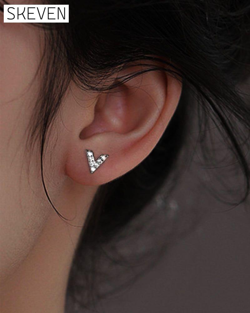 Sterling silver star earrings