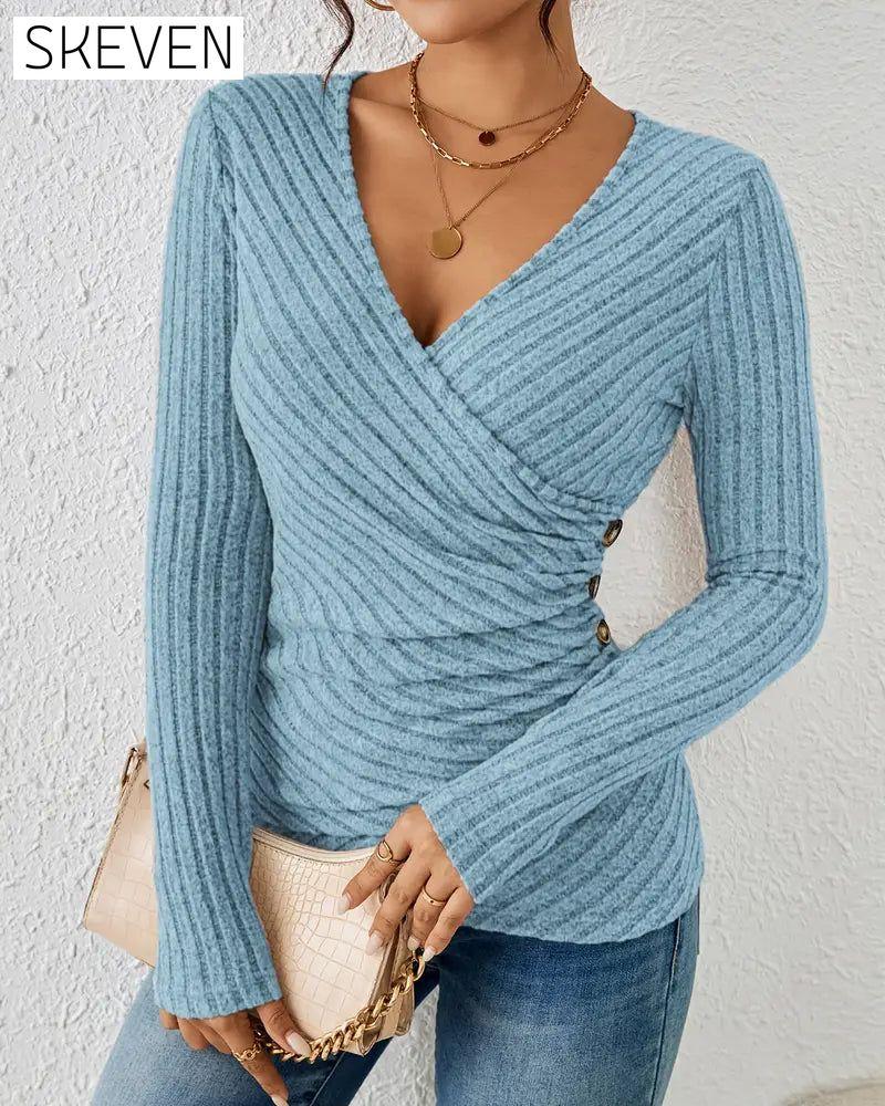 V-Neck Slim Fit Top