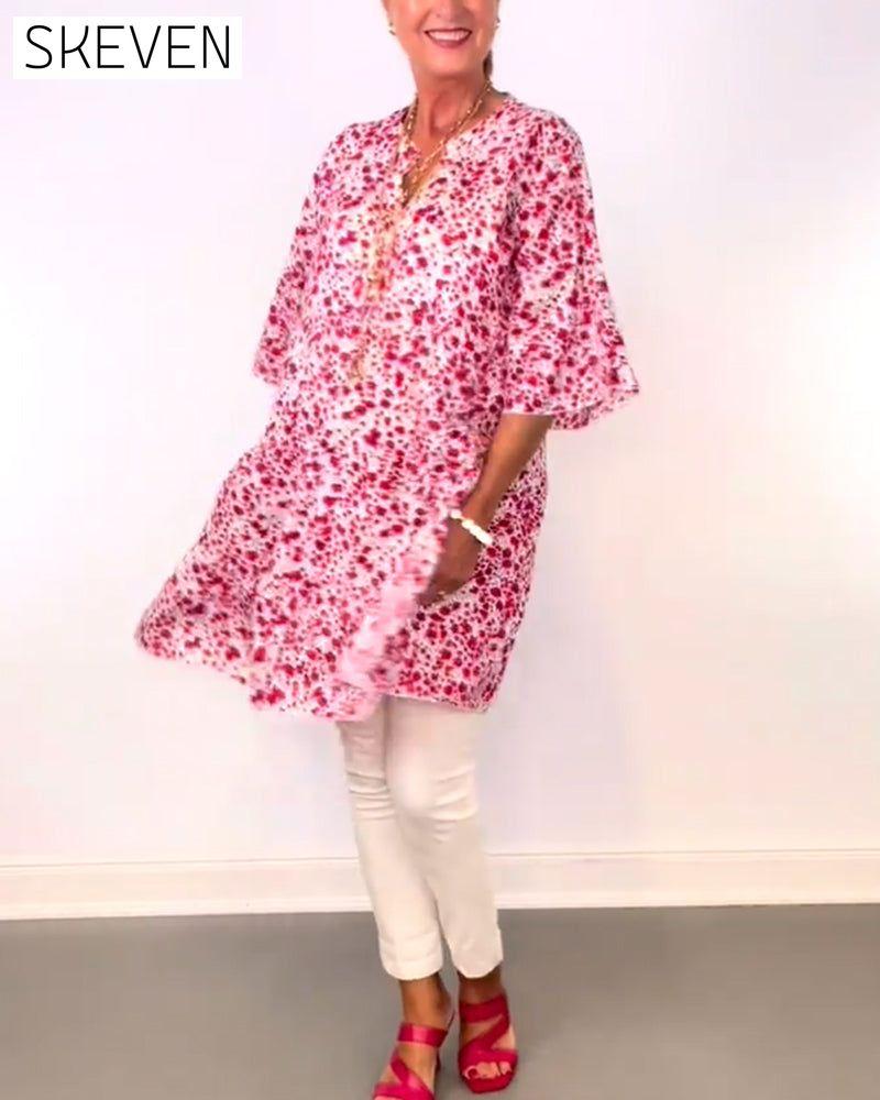 Loose floral dress