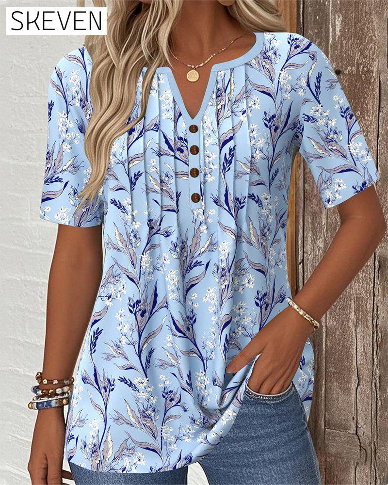 Fresh V-Neck Blouse