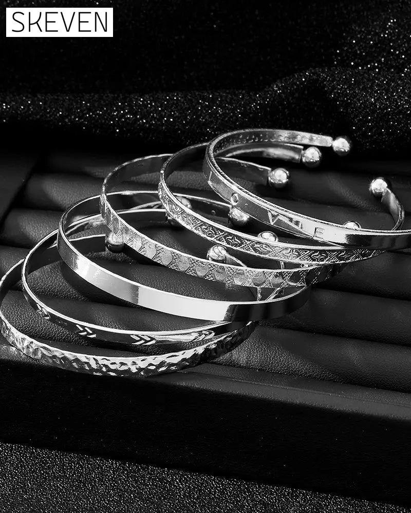Hexagram bracelet 7-piece set