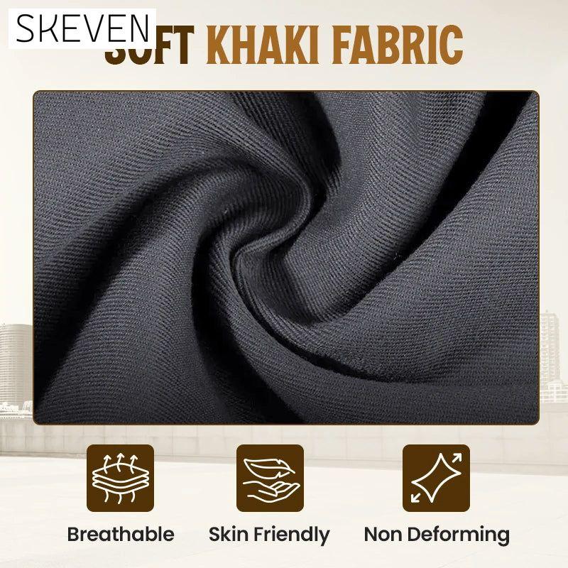 Sportliche Herren-Khakihose mit dehnbarem Bund