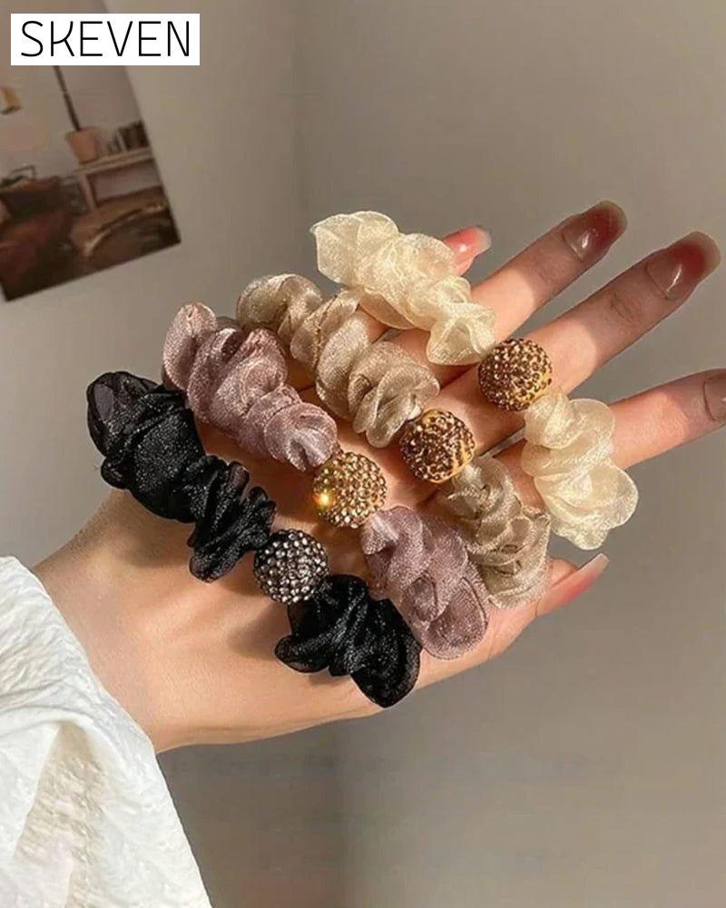 Elegante Strass-Haarbänder aus Netzgewebe 💎🎀