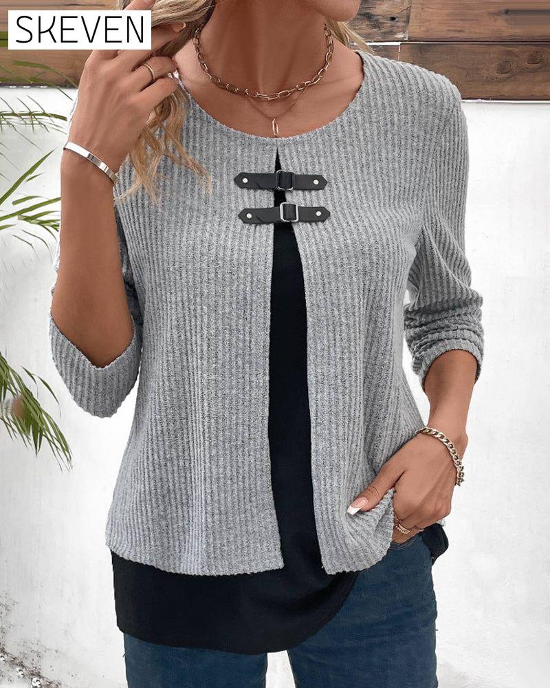 Lagenlook-Langarmtops