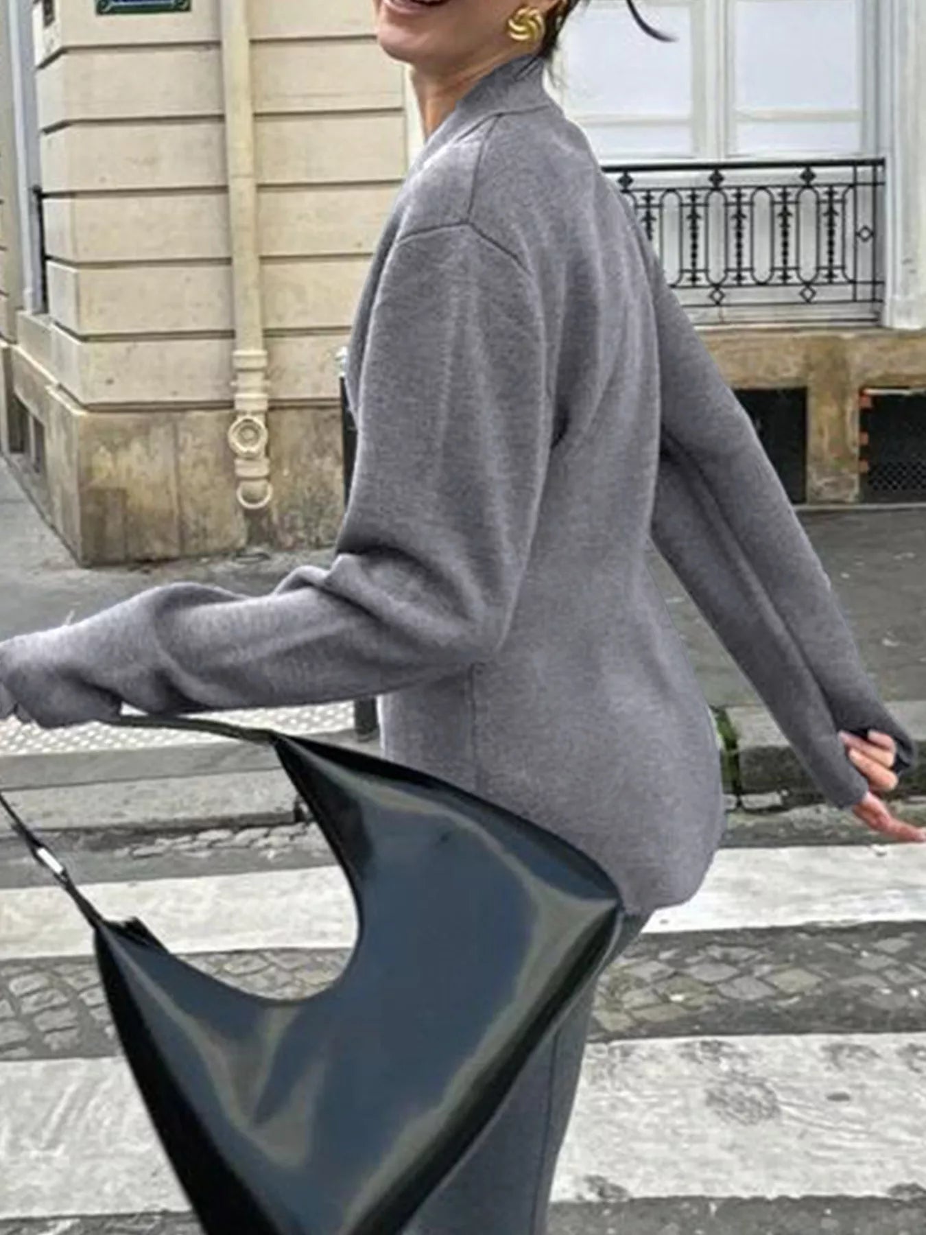 Button Up Long Sleeve Cardigan