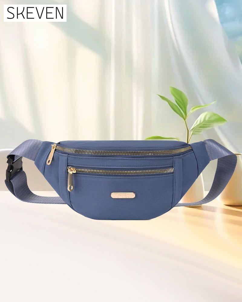 Einfache, einfarbige Schultertasche