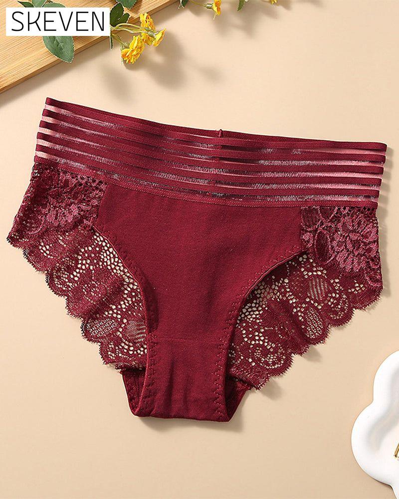 Wide Waist Lace Panties