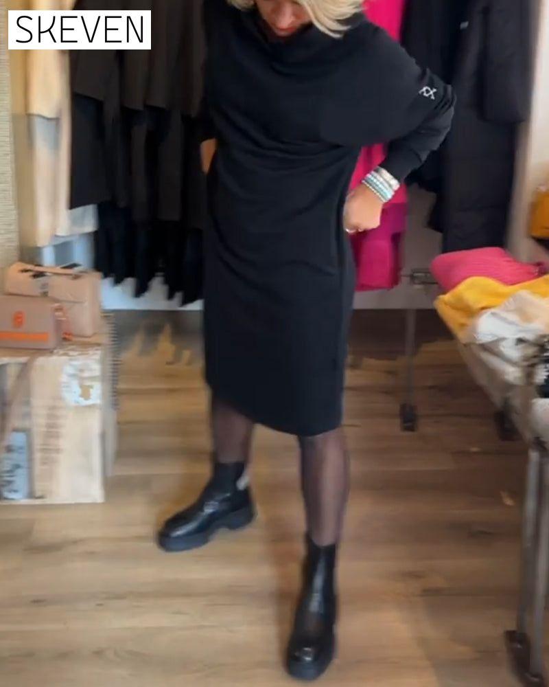 Kapuzenkleid mit Taschen