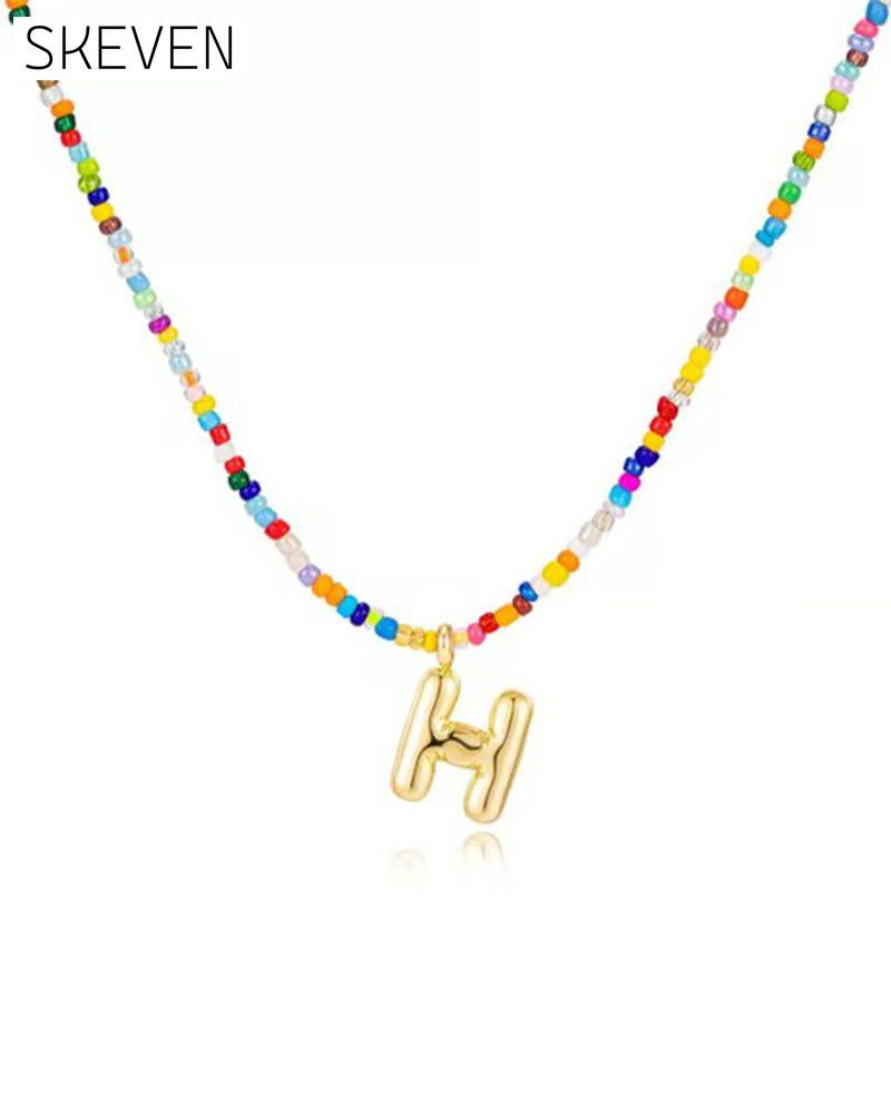 🔥 Farbenfrohe Boho-Halskette für Damen