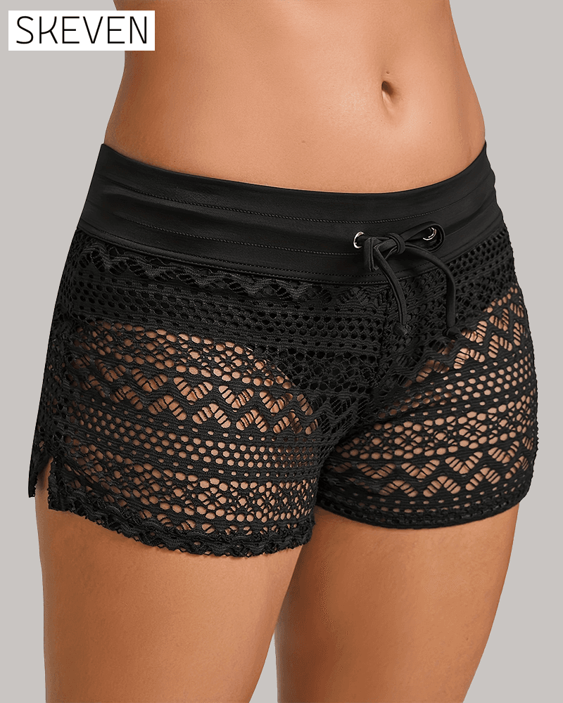 Sexy Bikinihose aus Spitze in Unifarben