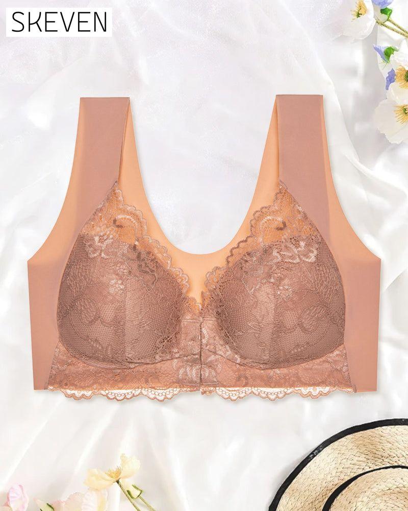 Nahtloser Push-Up-Spitzen-BH