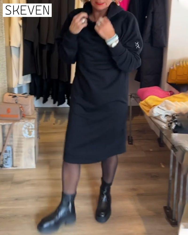 Kapuzenkleid mit Taschen