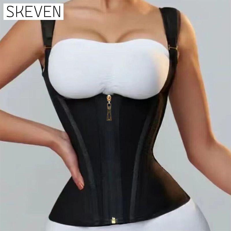 Zippered breasted shapewear