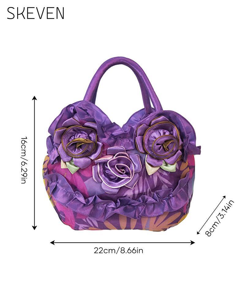 Flower fashion handbag