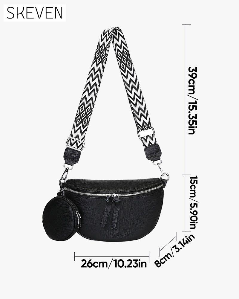 Damen-Schultertasche im Sattelformat